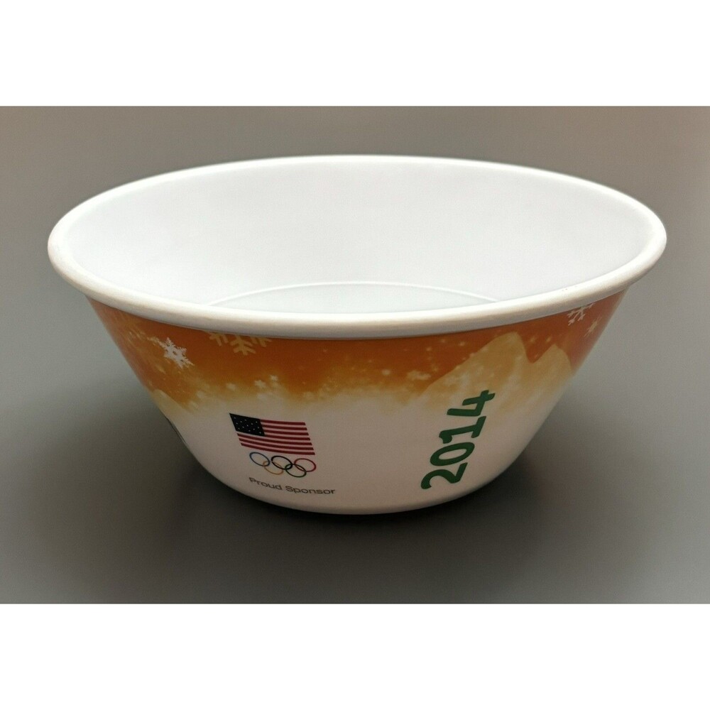 2014 Olympics Souvenir Kelloggs Cereal Bowl Rooster Plastic Collectible